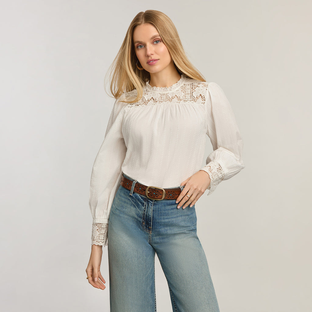 BRIGHTON B60585 LADIES BLUE NESSA BELT