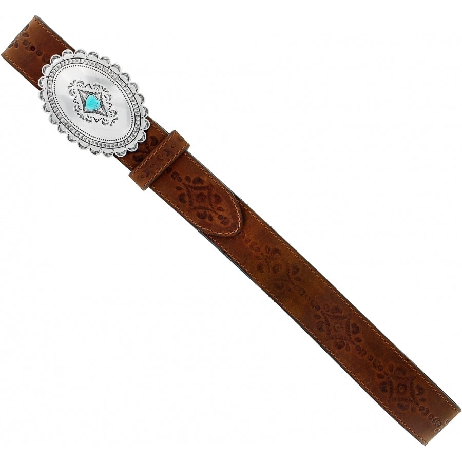 JUSTIN C21369 LADIES NAVAJO HEART LEATHER BELT