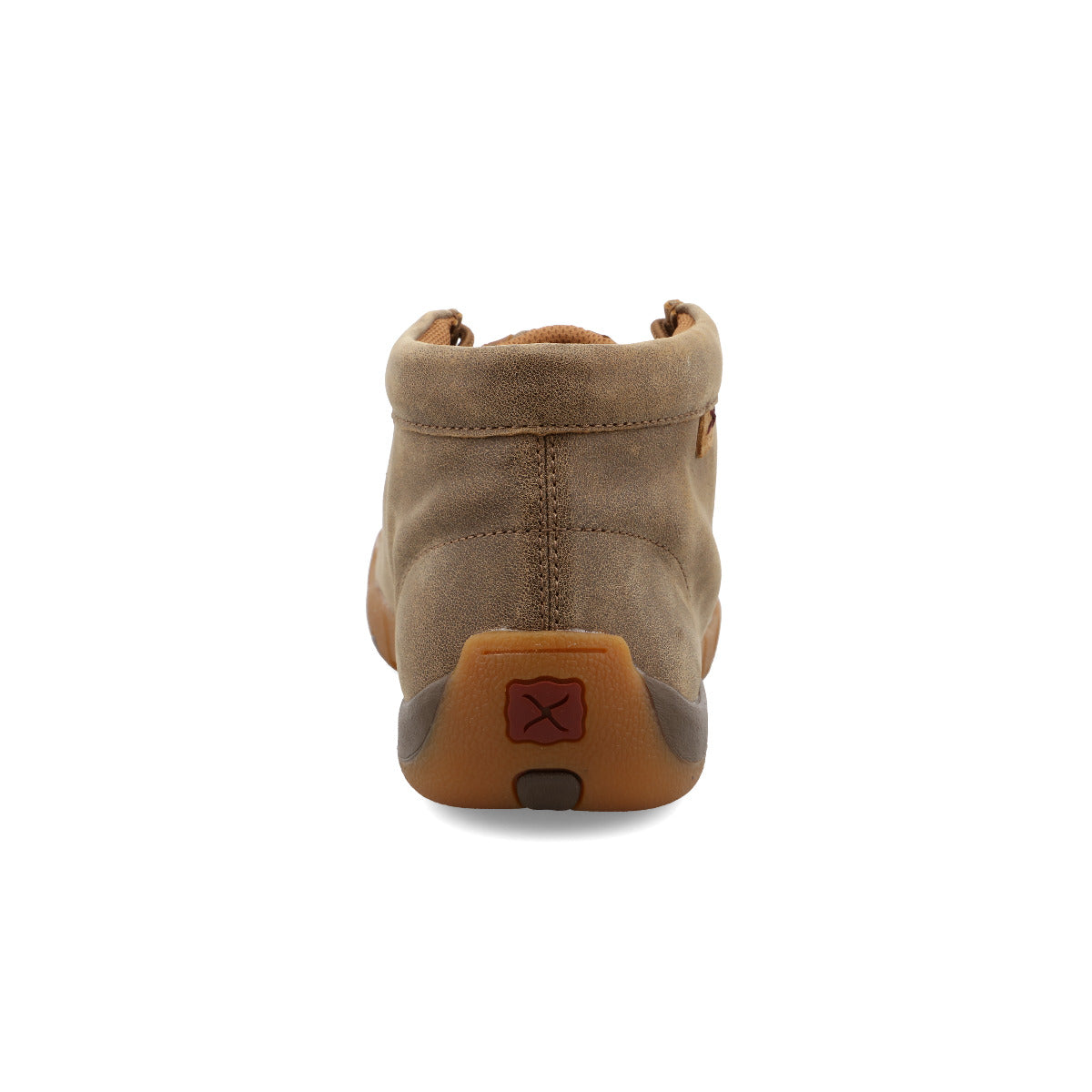 Twisted X MDM0033 Men's Basket Weave Chukka Driving Moc - Bomber & Tan, Full-Grain Leather, Moc Toe