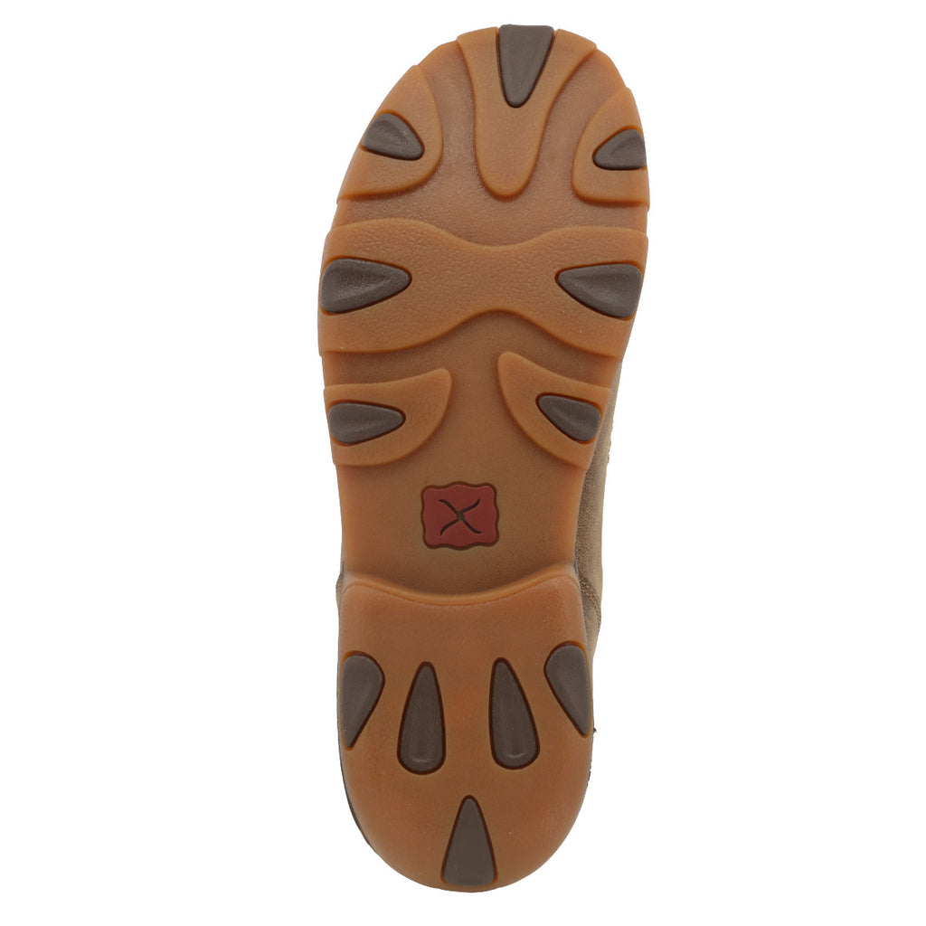 Twisted X MDMG002 Men's Chelsea Driving Moc  Bomber, Pull-On Style, Full-Grain Leather
