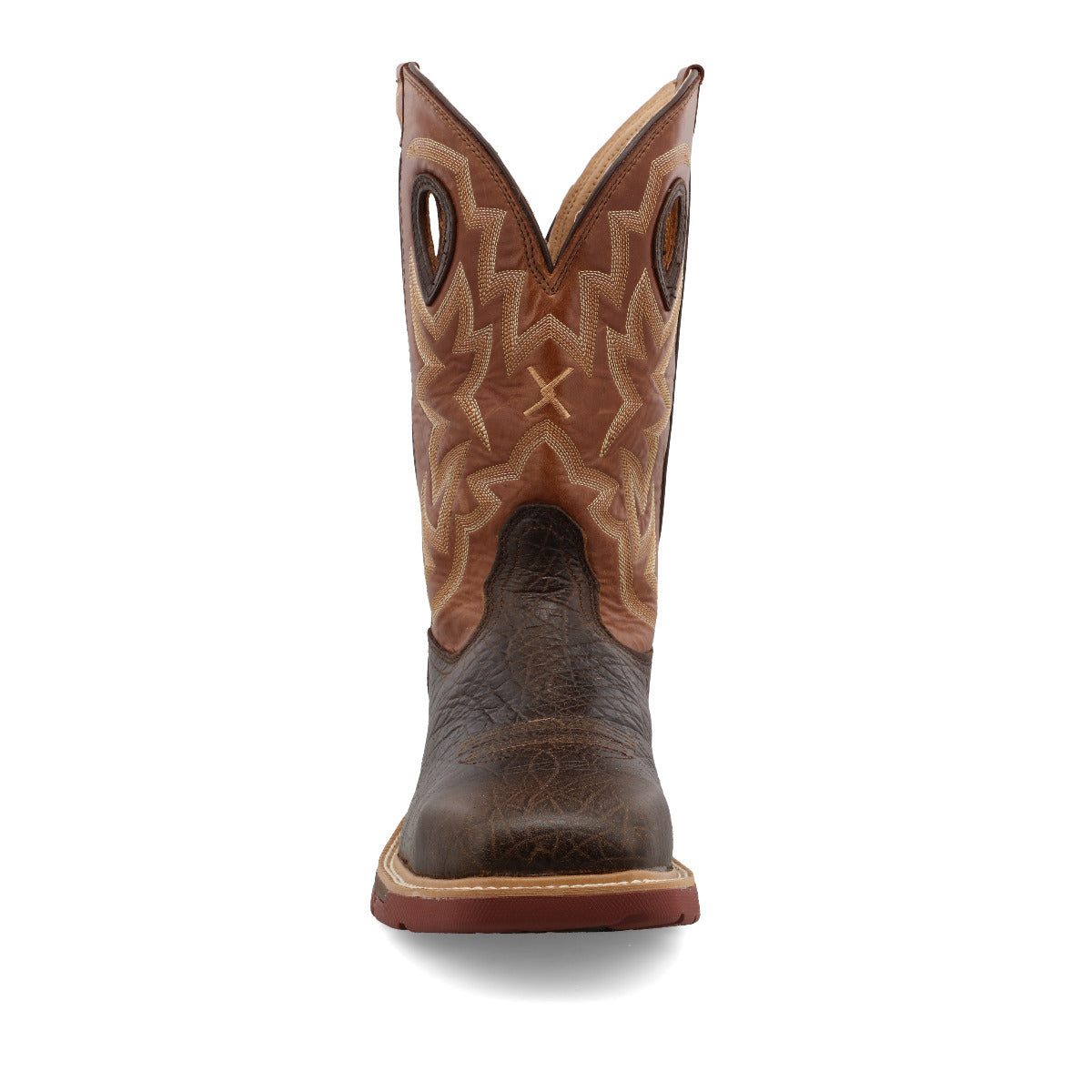 Twisted X MXBAW02 Men's Waterproof Western Work Boots - Alloy Toe, Tan Full-Grain Leather