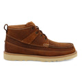 Twisted X MCA0007 Men's Oiled Saddle 4-Inch Wedge Sole Casual Boots  Full-Grain Leather