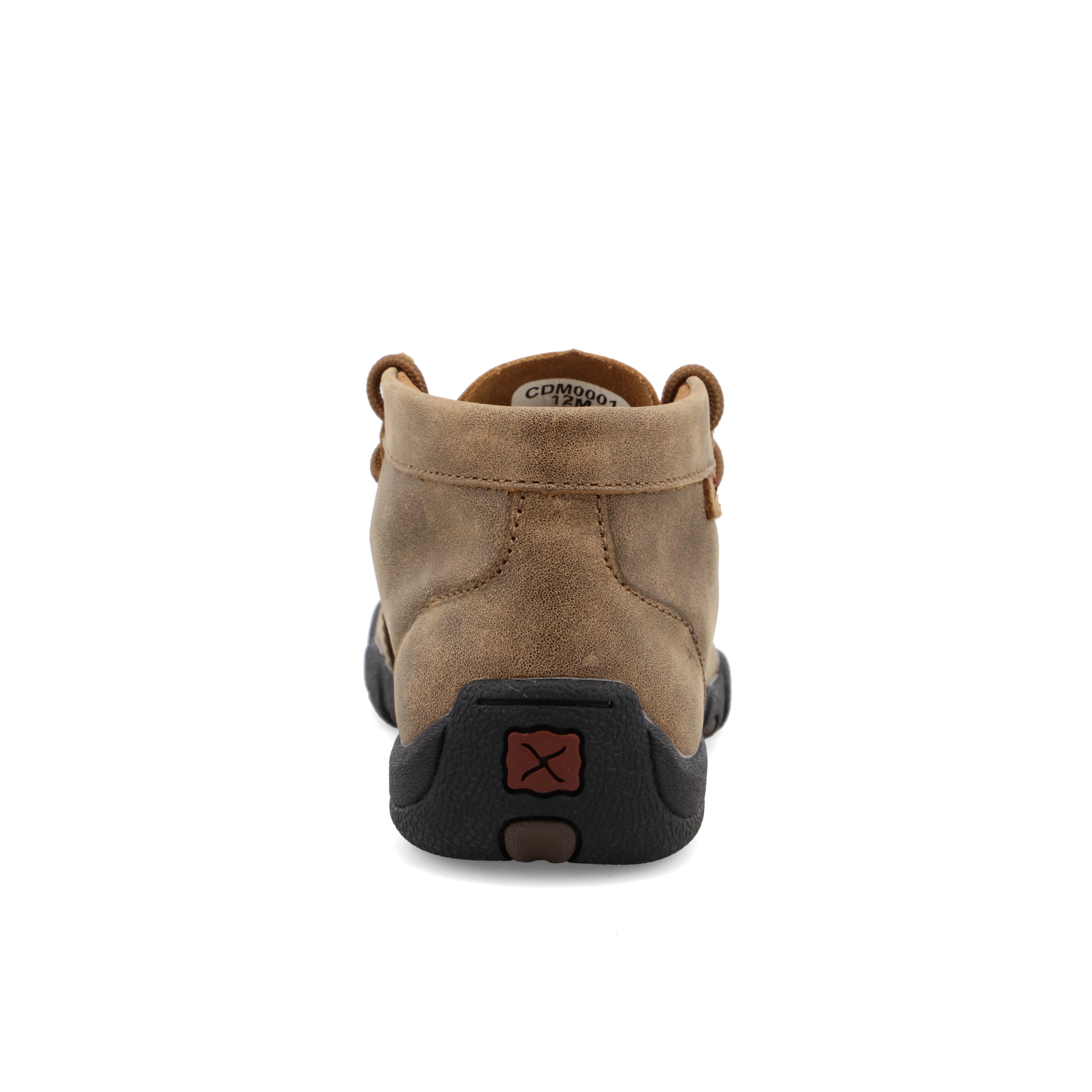 Twisted X CDM0001 Kids Bomber Chukka Driving Moc  Full-Grain Leather Upper, Lace Closure