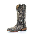 Circle G by Corral L5078 Andrea Women's Antique Embroidered Square Toe Cowboy Boots