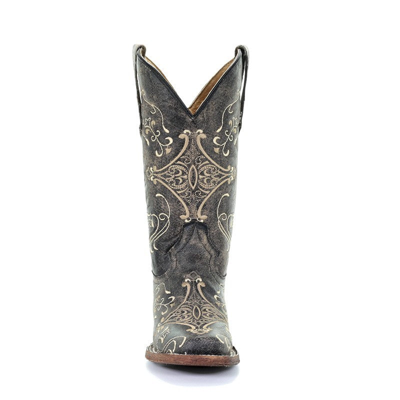 Circle G by Corral L5078 Andrea Women's Antique Embroidered Square Toe Cowboy Boots