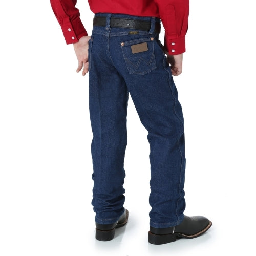Wrangler 13MWZBP Boys' Original Pro Rodeo Jeans  Indigo, Slim Fit, Cotton Denim