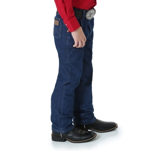 Wrangler 13MWZBP Boys' Original Pro Rodeo Jeans  Indigo, Slim Fit, Cotton Denim