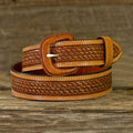 Leather Belt - Russet Basket