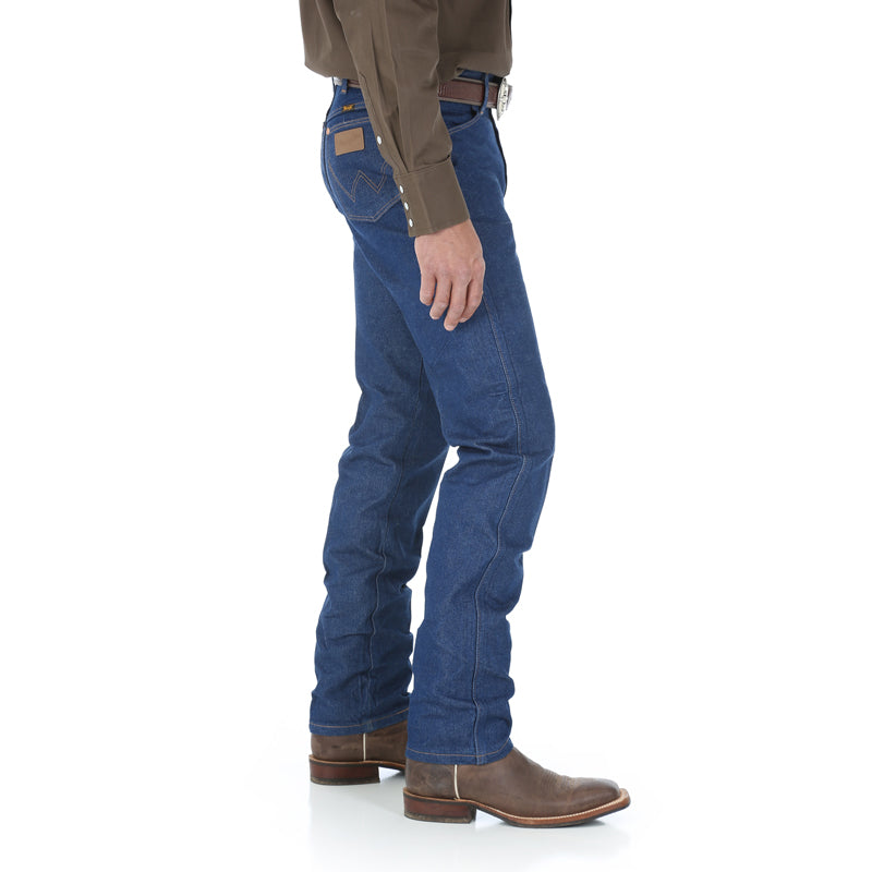 Wrangler 13MWZXS Men's Big & Tall Cowboy Cut Rigid Jeans  Original Fit, High Rise, Cotton Denim