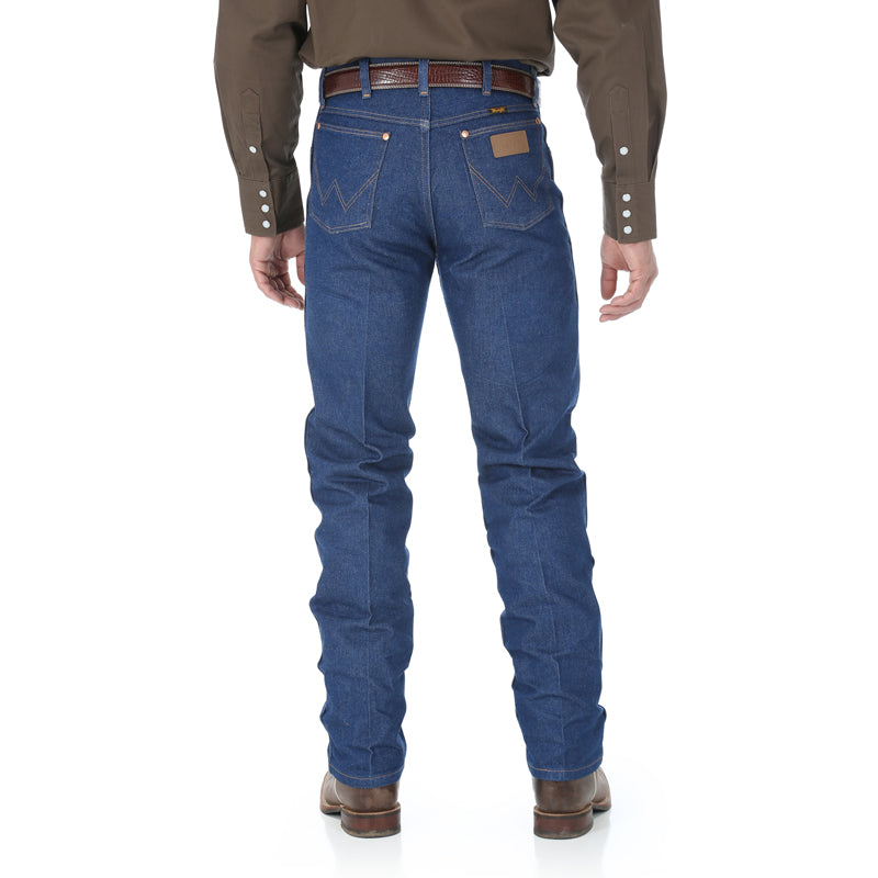 Wrangler 13MWZXS Men's Big & Tall Cowboy Cut Rigid Jeans  Original Fit, High Rise, Cotton Denim