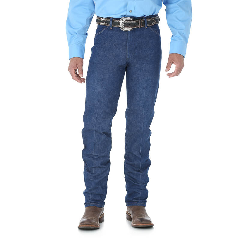 Wrangler 13MWZ Men's Original Fit Cowboy Cut Jeans  Rigid Indigo, 100% Cotton Heavyweight Denim