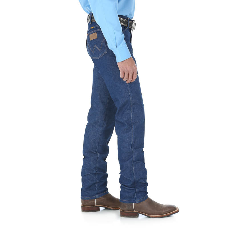 Wrangler 13MWZ Men's Original Fit Cowboy Cut Jeans  Rigid Indigo, 100% Cotton Heavyweight Denim