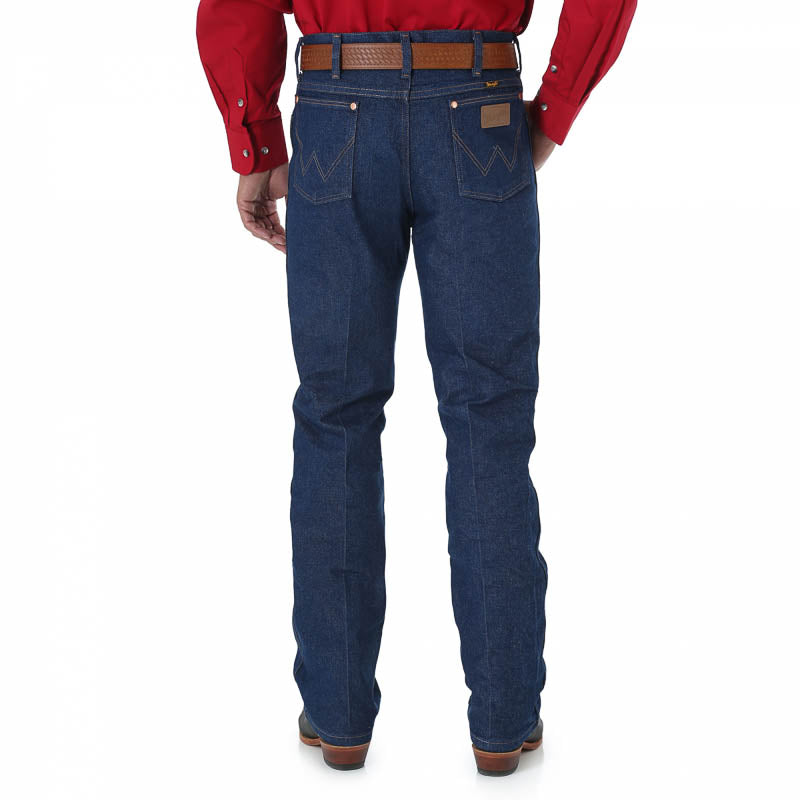 Wrangler 936DEN Mens Slim Fit Cowboy Cut Jeans  Rigid Blue Denim, 100% Cotton