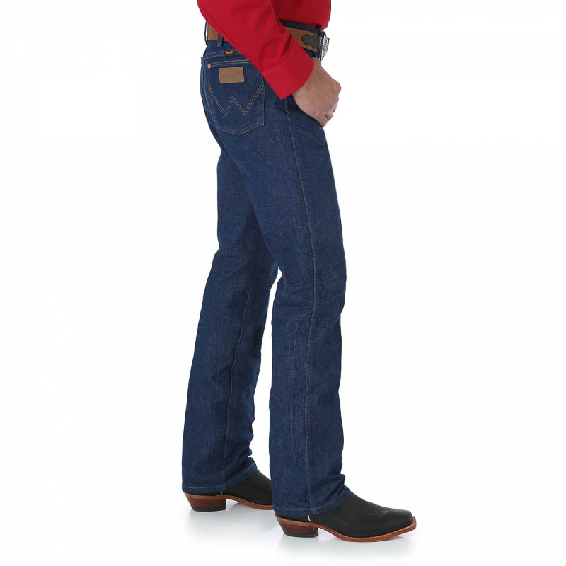 Wrangler 936DEN Mens Slim Fit Cowboy Cut Jeans  Rigid Blue Denim, 100% Cotton