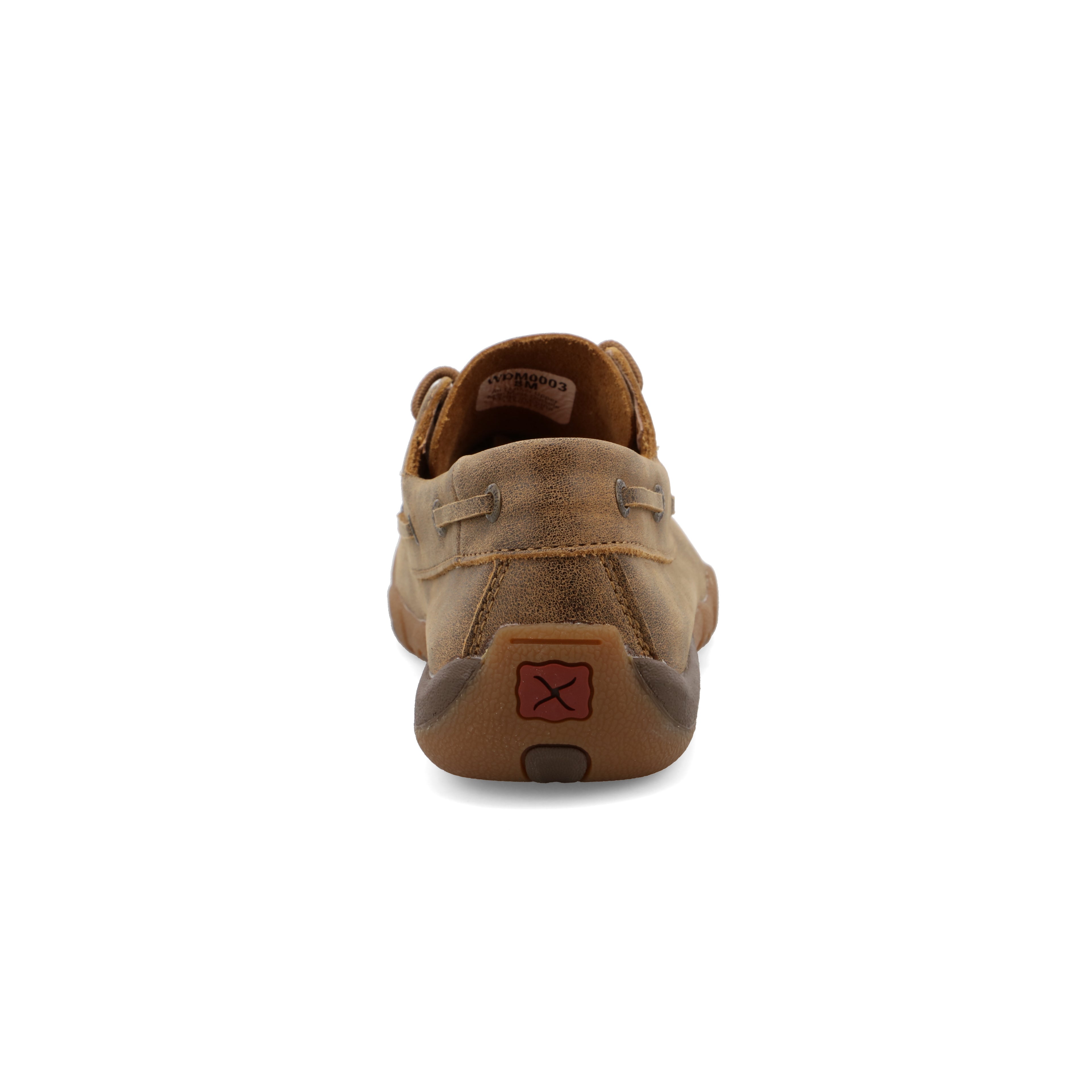 Twisted X WDM0003 Women's Casual Boat Shoe Driving Moc  Bomber, Full-Grain Leather, Lace Closure