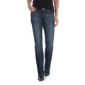 Wrangler 09MWTDS Women's Straight Leg Jeans - DS Wash, Mid Rise, Regular Fit, Cotton Denim Blend