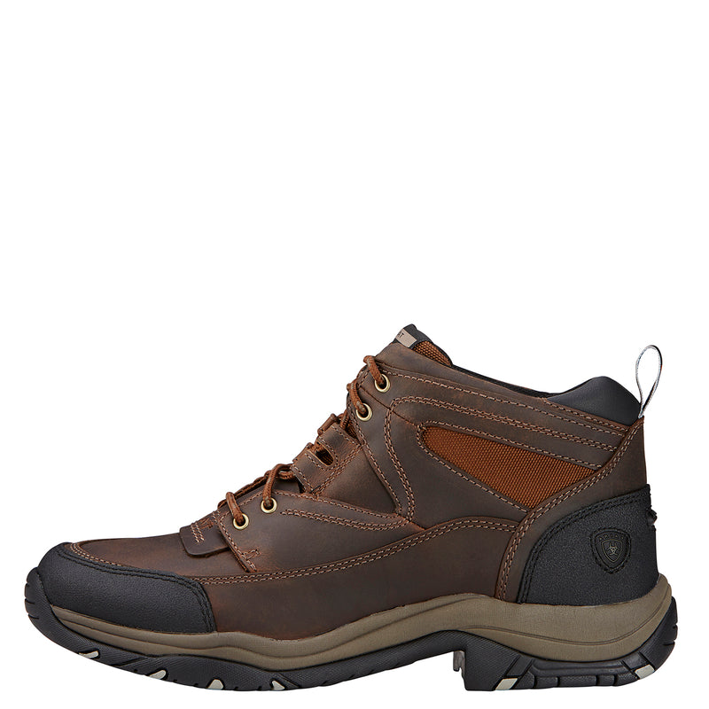 Ariat 10002182 Men's Terrain Boots  Distressed Brown, Leather, Round Toe, ATS, Lace-Up
