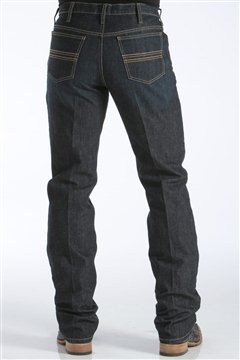 Cinch MB98034001 Silver Label Men's Jeans  Medium Stonewash, Slim Fit, Straight Leg, 13.75oz. Denim