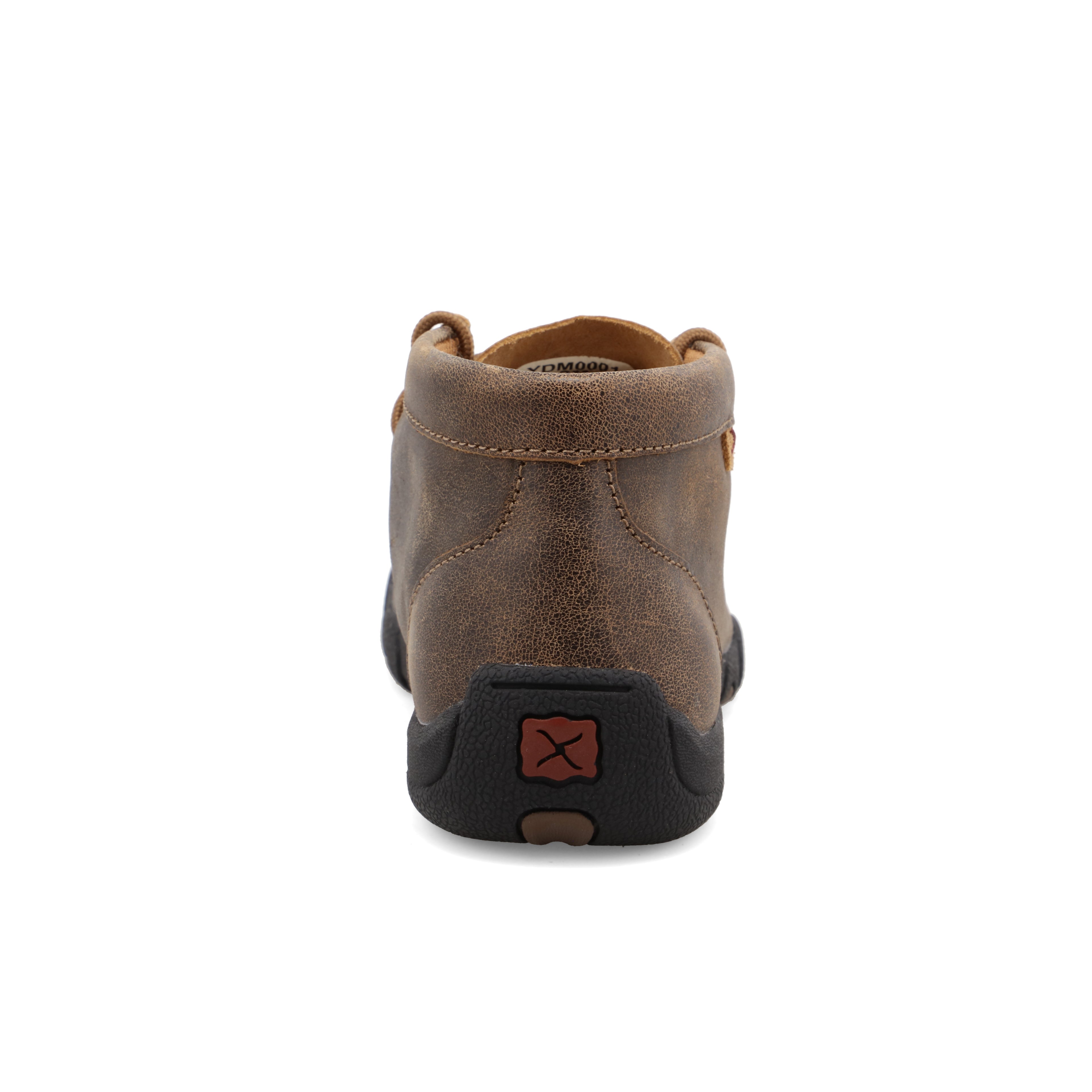Twisted X YDM0001 Kids Casual Chukka Driving Moc  Bomber, Handcrafted in Full-Grain Leather