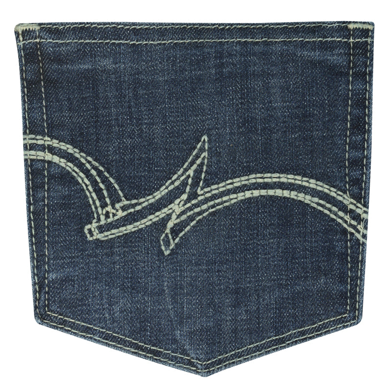 Wrangler 09MWZDO Women's Dark Wash Bootcut Jeans  Mid Rise, Stretch Denim, 5-Pocket, Cotton Blend