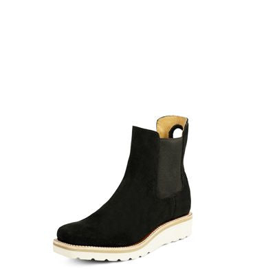 Macie Bean M2203 Women's Black Suede Swedge HN Toe Cowboy Boots