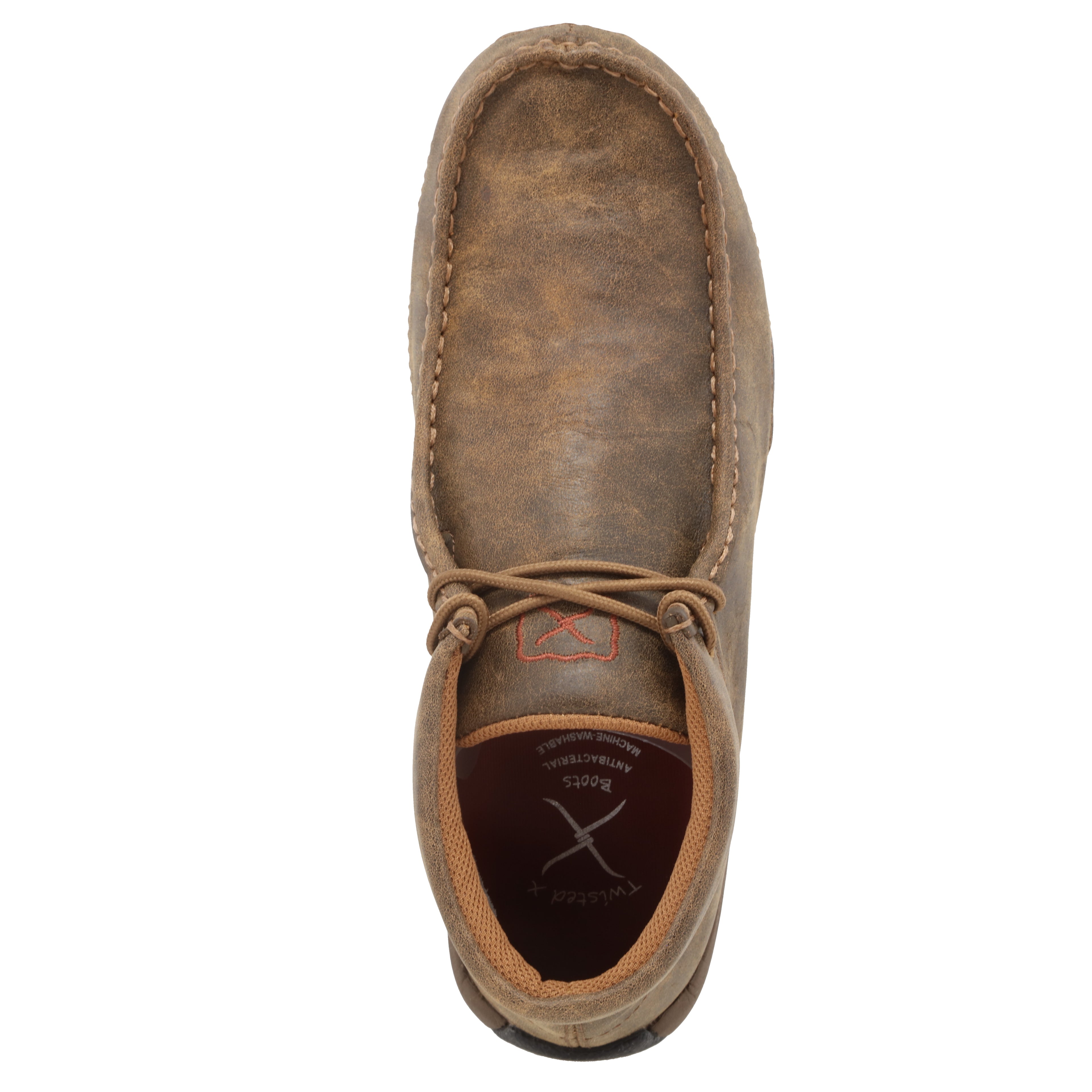 Twisted X WDM0001 Women's Casual Chukka Driving Moc  Bomber, Handcrafted in Full-Grain Leather
