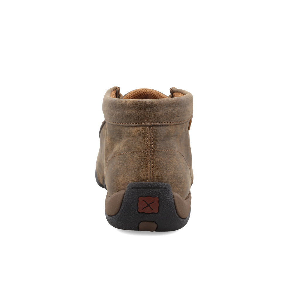 Twisted X WDM0001 Women's Casual Chukka Driving Moc  Bomber, Handcrafted in Full-Grain Leather
