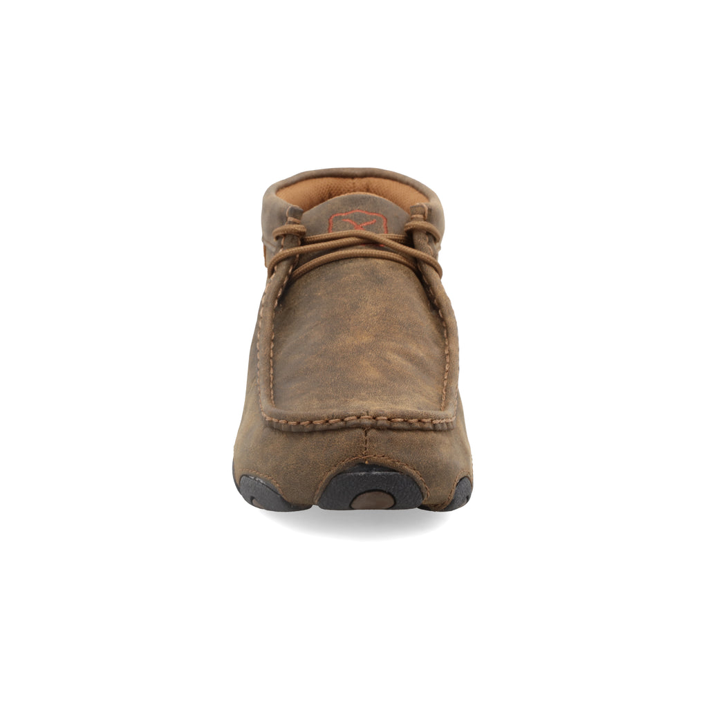 Twisted X WDM0001 Women's Casual Chukka Driving Moc  Bomber, Handcrafted in Full-Grain Leather