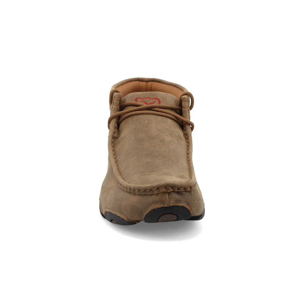 Twisted X MDM0003 Men's 'The Original' Casual Chukka Driving Moc  Bomber, Full-Grain Leather