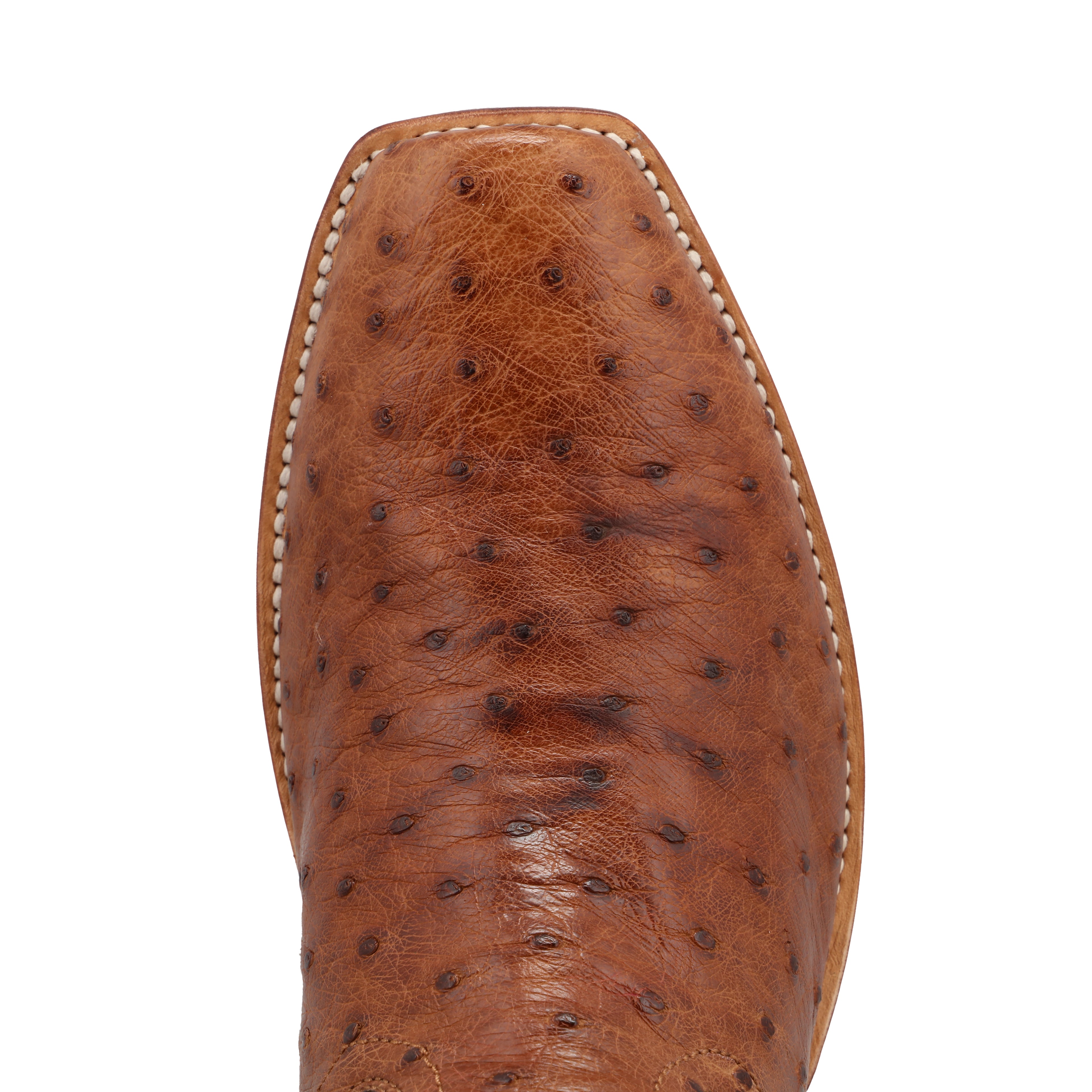 Twisted X MXPL002 Men's Western Reserve Boots  Chestnut Ostrich & Dark Grey, Full-Quill Ostrich