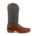 Twisted X MXPL002 Men's Western Reserve Boots  Chestnut Ostrich & Dark Grey, Full-Quill Ostrich