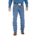 Wrangler 47MWZSW Men's Premium Performance Cowboy Cut Jeans, Stonewash, Cotton Heavyweight Denim