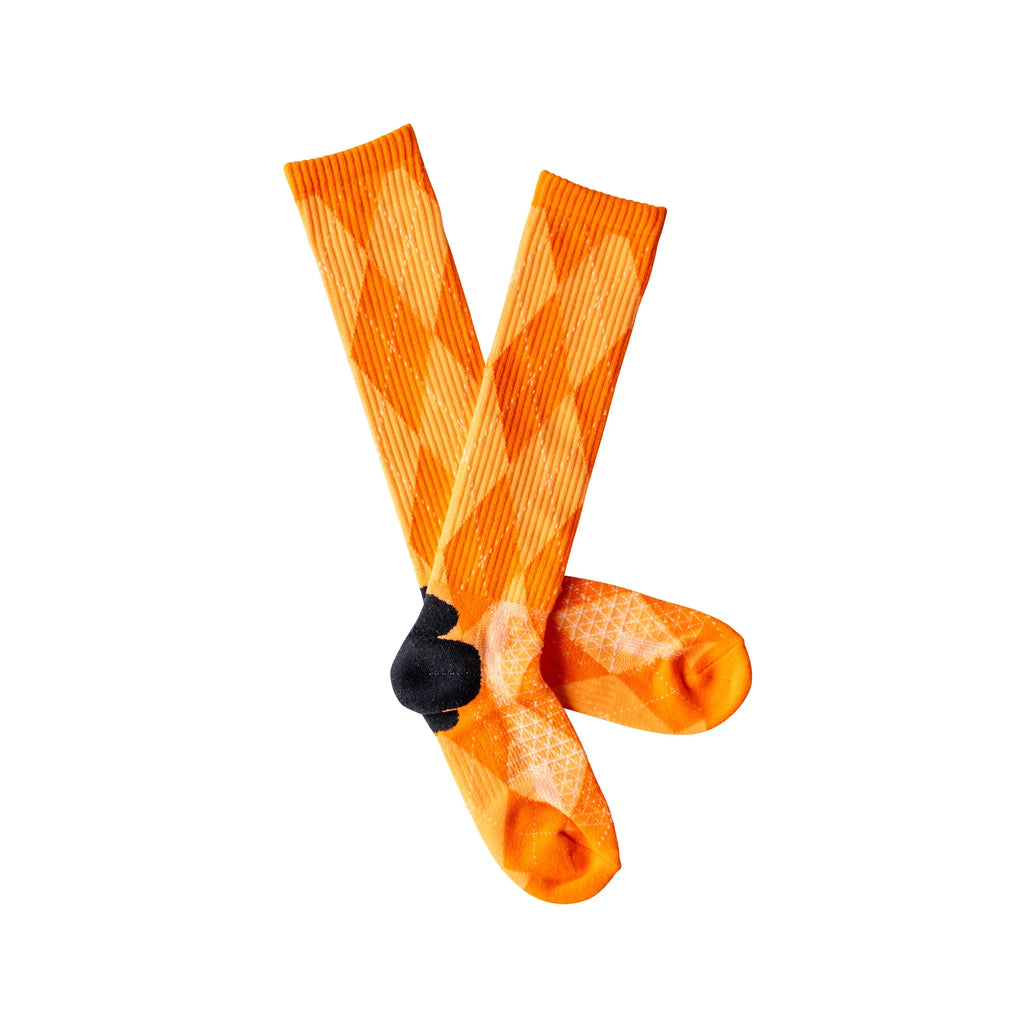 LUCKY CHUCK ORANGE OUTLAW 12188 SOCKS