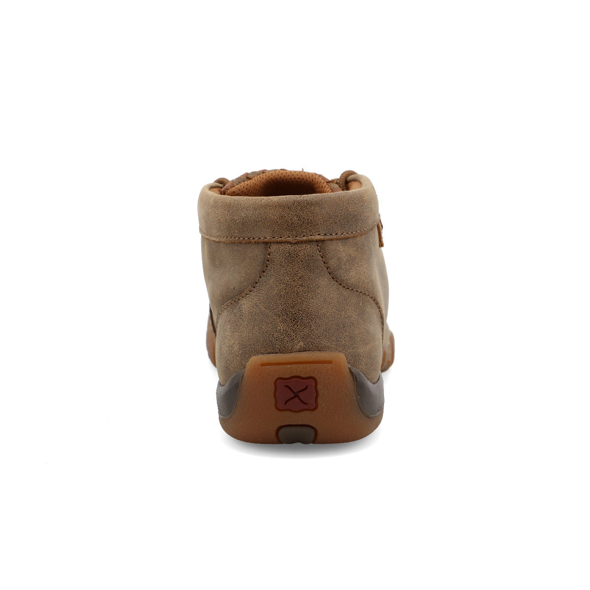 Twisted X YDM0030 Kids Basket Weave Chukka Driving Moc - Bomber & Tan, Full-Grain Leather, Moc Toe