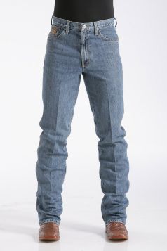 Cinch Bronze Label Slim Fit Jeans Medium Stonewash MB90532001 