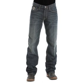 Cinch Men's Dark Stone Wash White Label Relaxed Fit Jeans