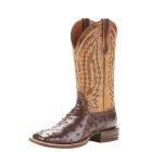 Ariat Men's Tobacco Relentless Platinum Full Quill Ostrich Boots