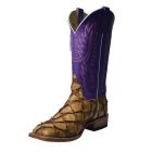 Antique Saddle Big Bass Purple Boots by Top Hand