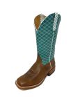 Macie Bean Womens Turquoise Cowboy Boots