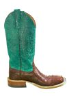 Anderson Bean Women's Kango Tobacco Mad Dog Full Quill Ostrich