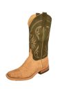 Anderson Bean Tobacco Yeti Brass Explosion Leather Square Toe Boots S1106 11 D