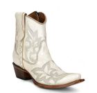CORRAL WOMEN'S PEARL EMBROIDERED WESTERN BOOTIES - SNIP TOE