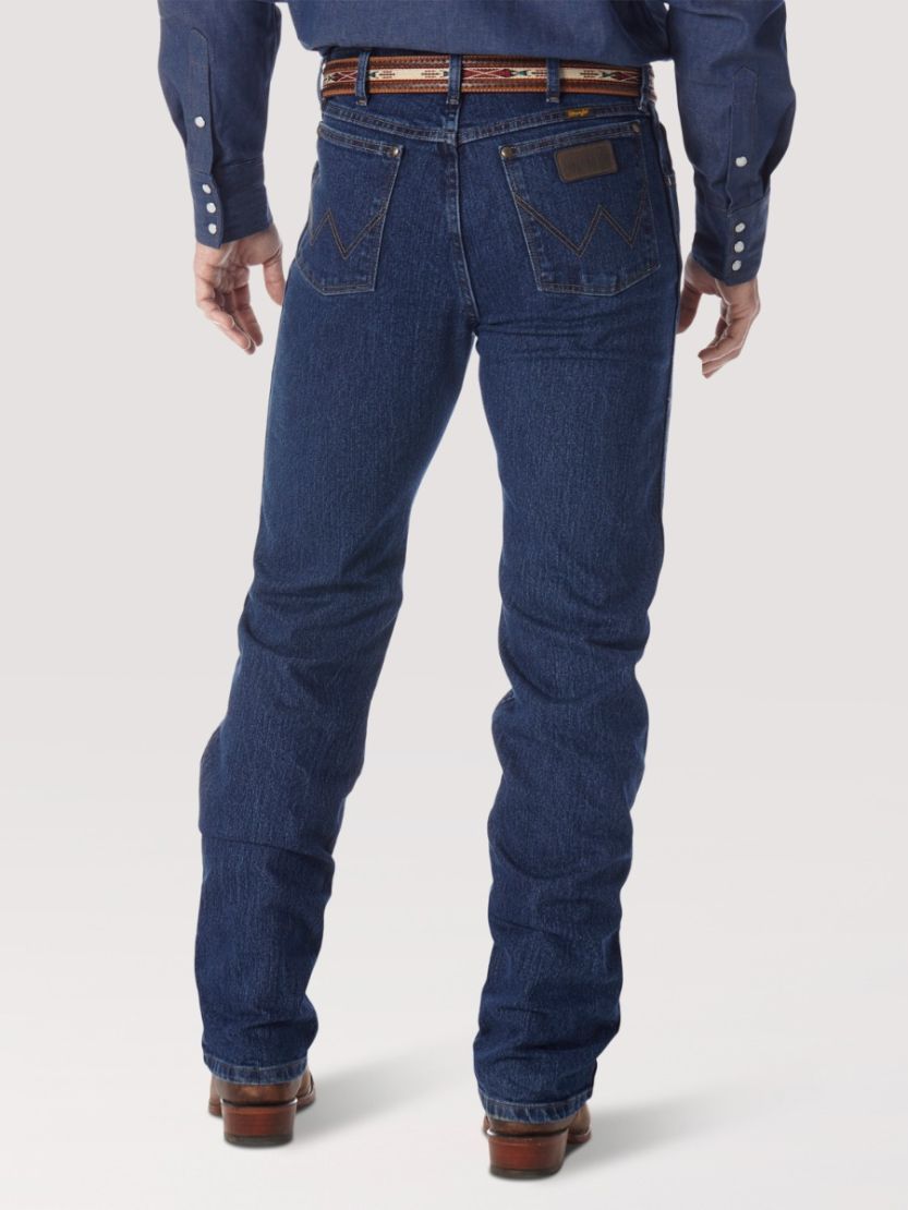 Men's Wrangler Cowboy Cut Slim Fit Jeans 36 Inseam, TAN, 35 at